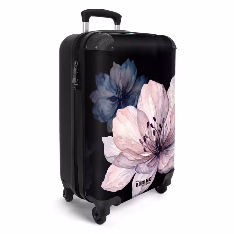 CaseSwap™ - Blumen – Aquarell – Modern – Rosa – Dunkel — 2