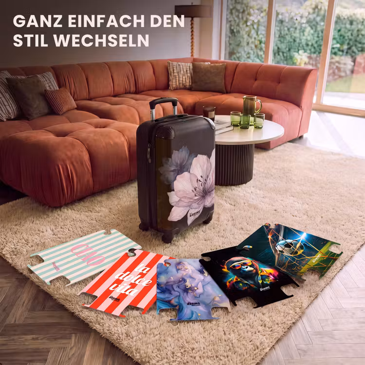 CaseSwap™ - Blumen – Aquarell – Modern – Rosa – Dunkel — 5