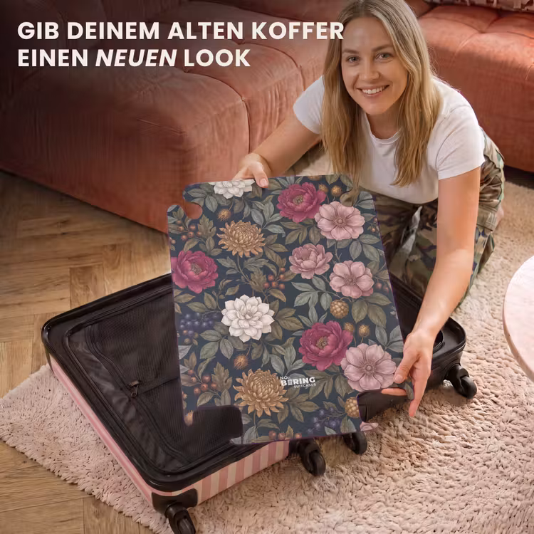 CaseSwap™ - Blumen – Botanik – Illustration – Dunkel – Vintage — 3