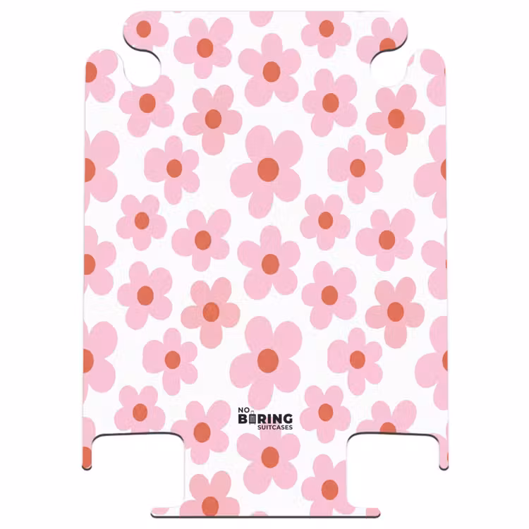 CaseSwap™ - Blumen – Muster – Modern – Rosa – Weiß — 1