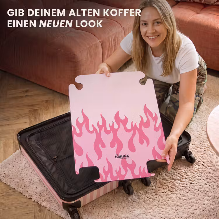 CaseSwap™ - Flammen – Muster – Abstrakt – Modern – Rosa — 3