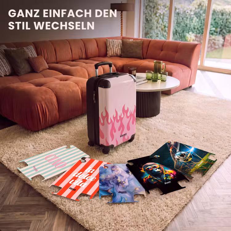 CaseSwap™ - Flammen – Muster – Abstrakt – Modern – Rosa — 5