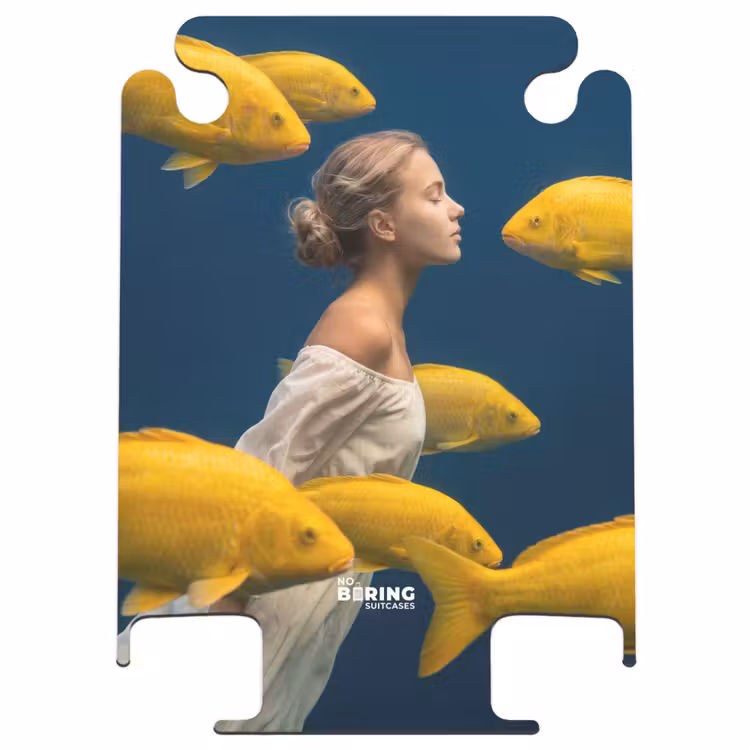 CaseSwap™ - Frau – Fisch – Wasser – Natur – Gelb — 1