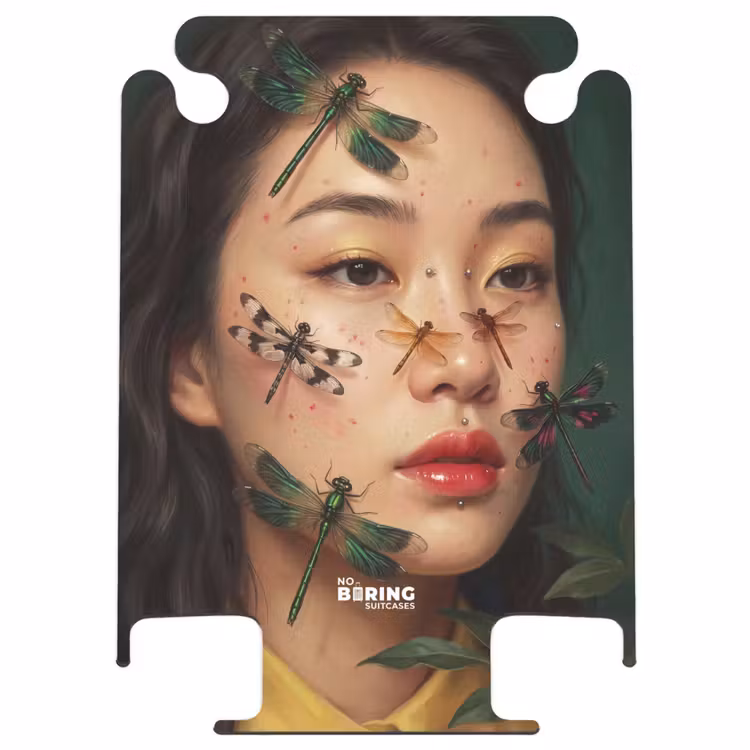 CaseSwap™ - Frau – Insekten – Natur – Porträt – Grün — 1