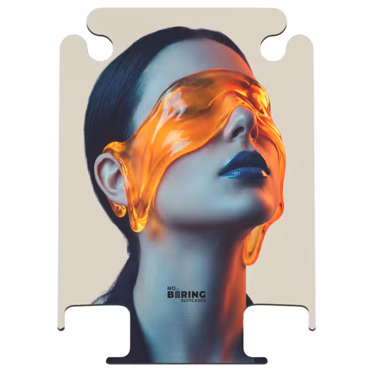 CaseSwap - Frau – Orange – Abstrakt – Modern – Farbenfroh — 1