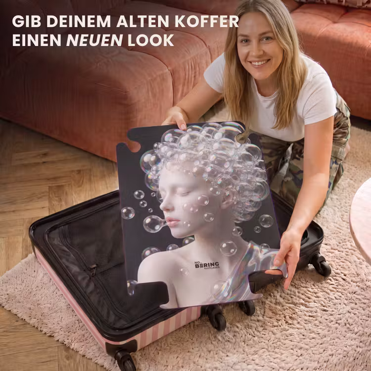 CaseSwap™ - Frau – Telefonieren – Abstrakt – Bunt — 3