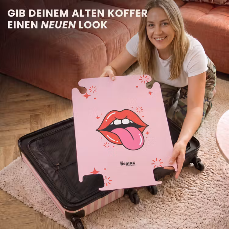 CaseSwap™ - Lippen – Zunge – Pop-Art – Bunt – Rosa — 3