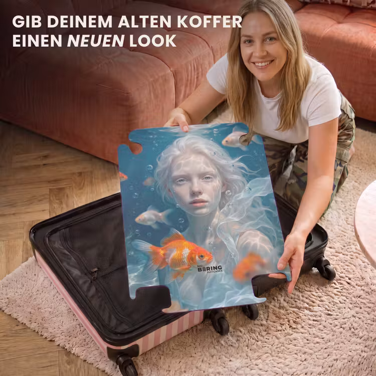 CaseSwap™ - Mensch – Unterwasser – Fisch – Modern – Blau — 3