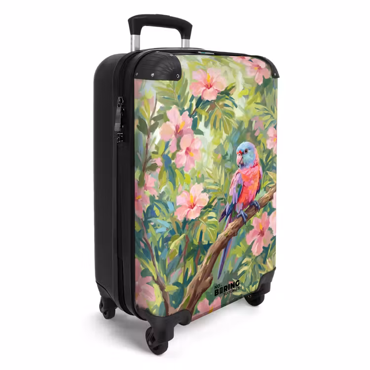 CaseSwap™ - Papagei – Hibiskusblüten – Bunt — 2