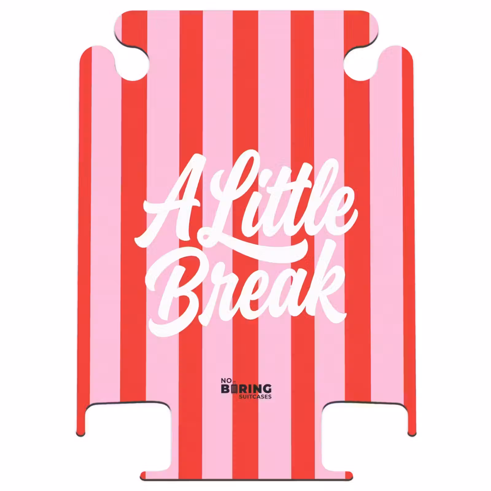 CaseSwap™ - A Little Break – Streifen – Rot – Rosa — 1