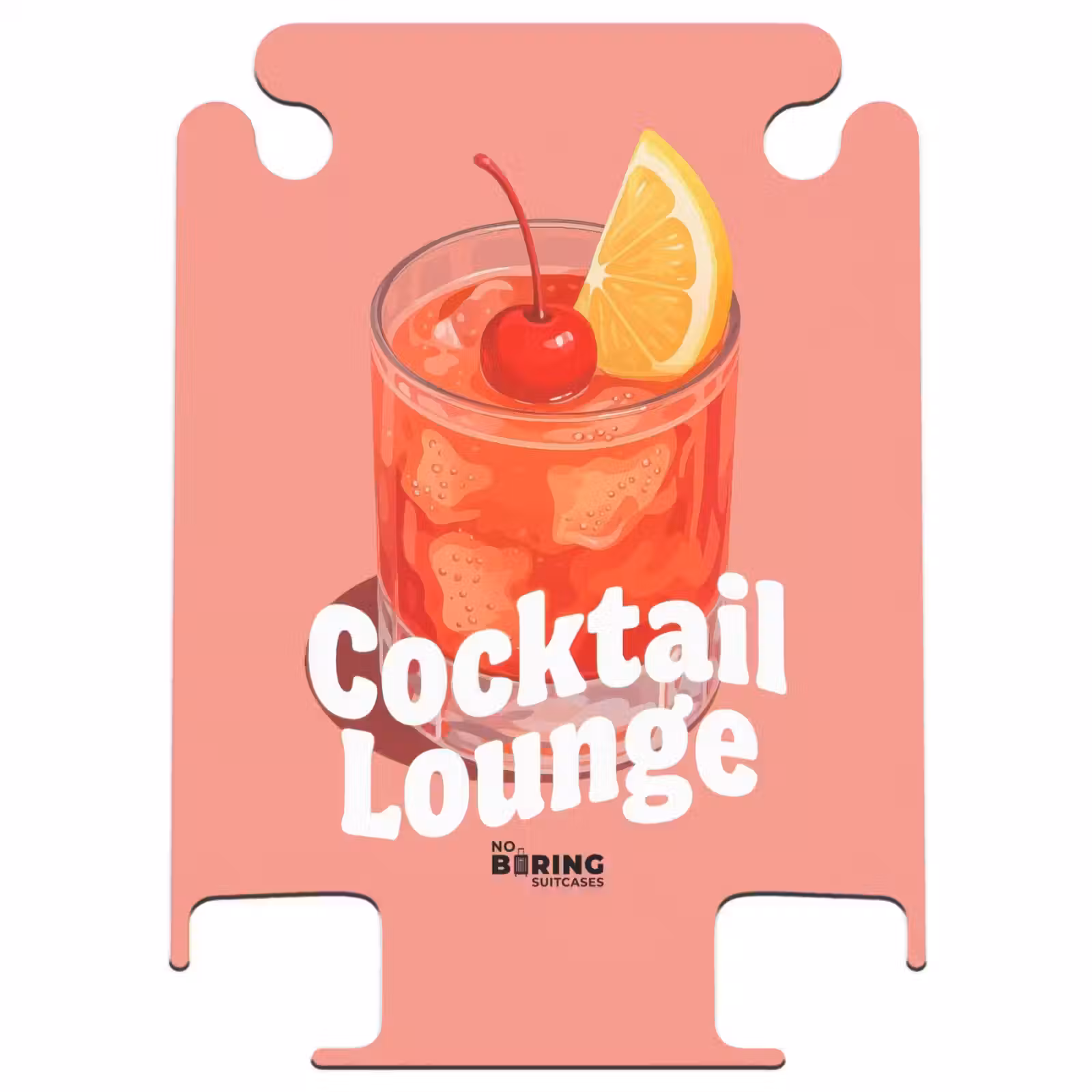 CaseSwap™ - Cocktail-Lounge – Glas – Koralle — 1