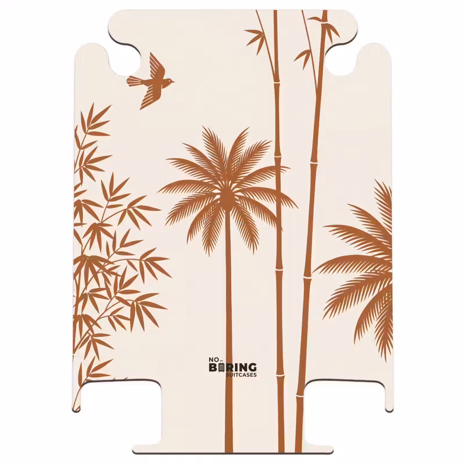 CaseSwap™ - Vogel – Baum – Tropisch – Minimalistisch – Braun — 1