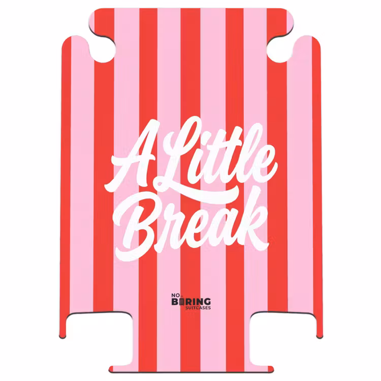 CaseSwap™ - A Little Break – Streifen – Rot – Rosa — 1
