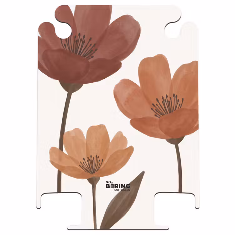 CaseSwap™ - Blumen – Abstrakt – Modern – Braun – Dekorativ — 1