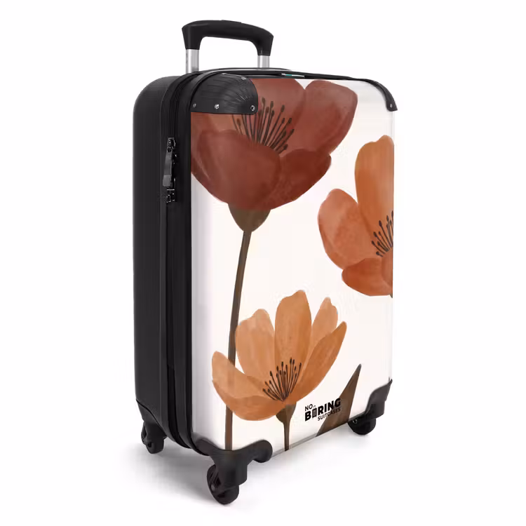 CaseSwap™ - Blumen – Abstrakt – Modern – Braun – Dekorativ — 2