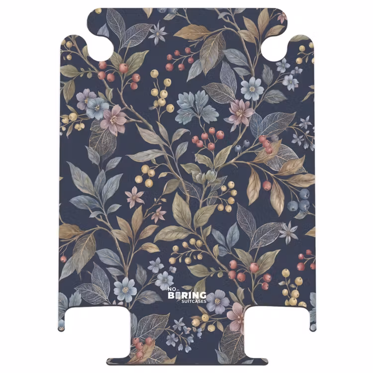 CaseSwap - Blumen – Blätter – Muster – Botanisch – Dunkelblau — 1