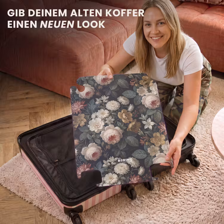 CaseSwap™ - Blumen – Blumenstrauß – Botanisch – Vintage – Dunkler Hintergrund — 3