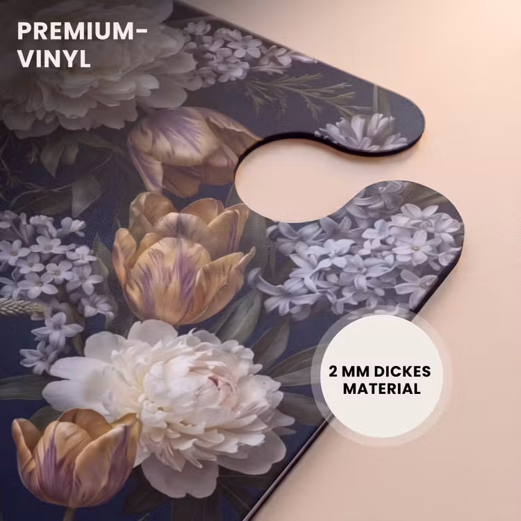 CaseSwap™ - Blumen – Dunkel – Elegant – Natur – Weiß — 6