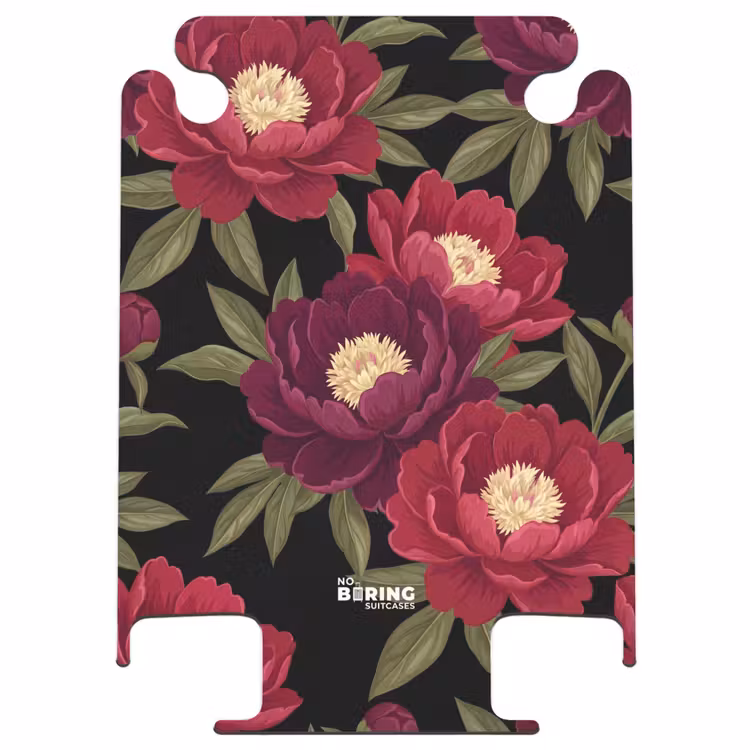 CaseSwap™ - Blumen – Muster – Botanisch – Rot – Schwarz — 1