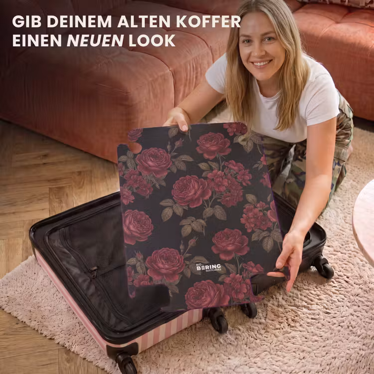 CaseSwap™ - Blumen – Rose – Muster – Klassisch – Rot — 3