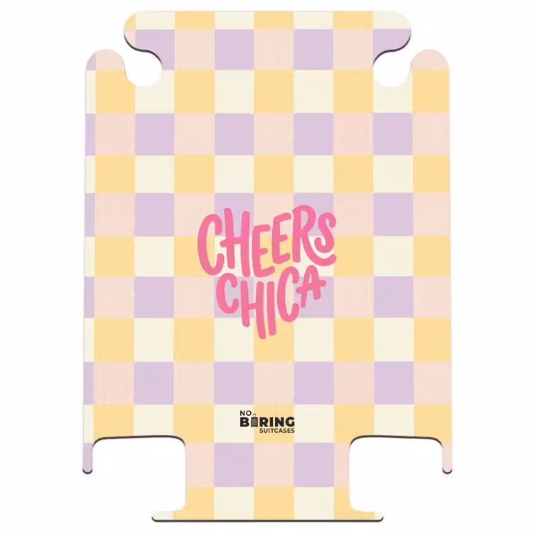CaseSwap™ - Cheers Chica – Karomuster – Lila – Gelb — 1