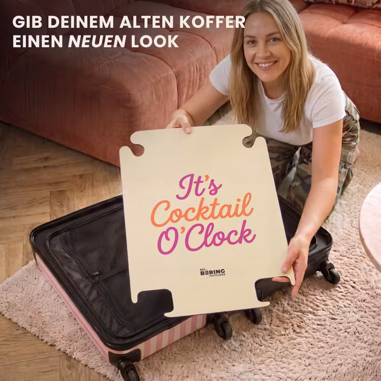 CaseSwap - Cocktail O'Clock – Gelb – Retro — 3