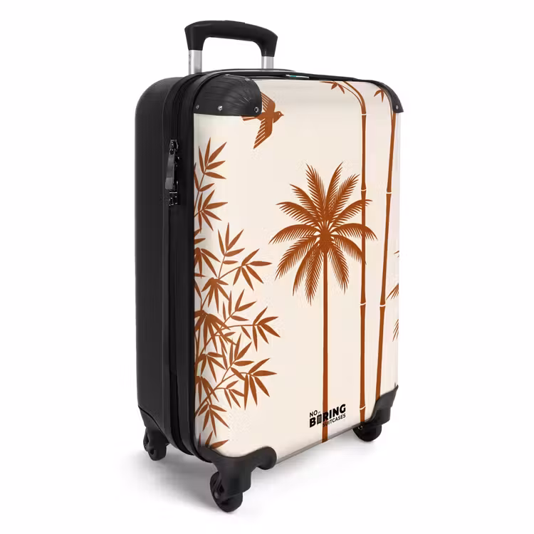 CaseSwap™ - Vogel – Baum – Tropisch – Minimalistisch – Braun — 2