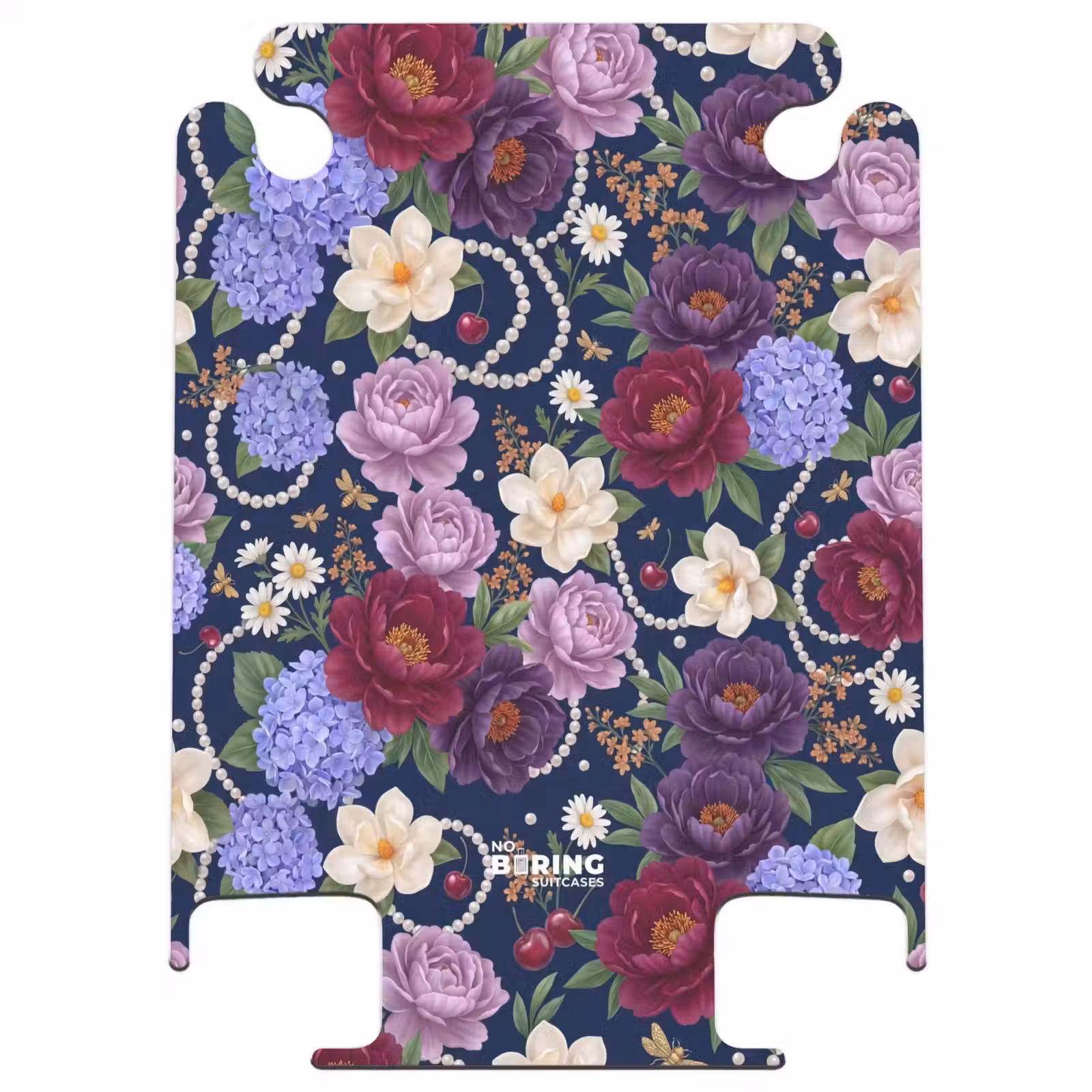CaseSwap™ - Blumen – Perlen – Dekoration – Modern – Blau — 1