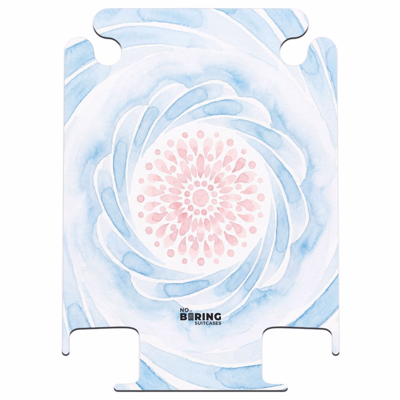 CaseSwap™ - Zusammenfassung – Blütenform – Aquarell – Rosa – Blau — 1