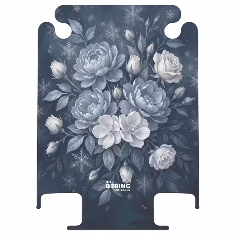 CaseSwap™ - Blumen – Blumenstrauß – Winter – Abstrakt – Blau — 1