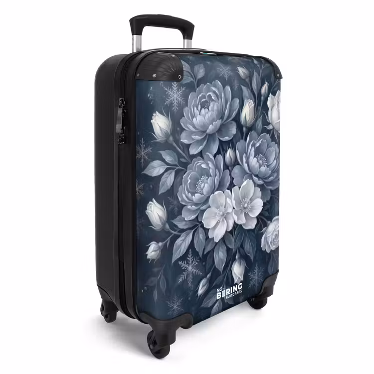 CaseSwap™ - Blumen – Blumenstrauß – Winter – Abstrakt – Blau — 2
