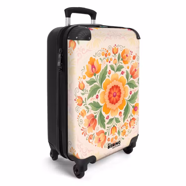 CaseSwap™ - Blumen – Muster – Dekorativ – Orange — 2