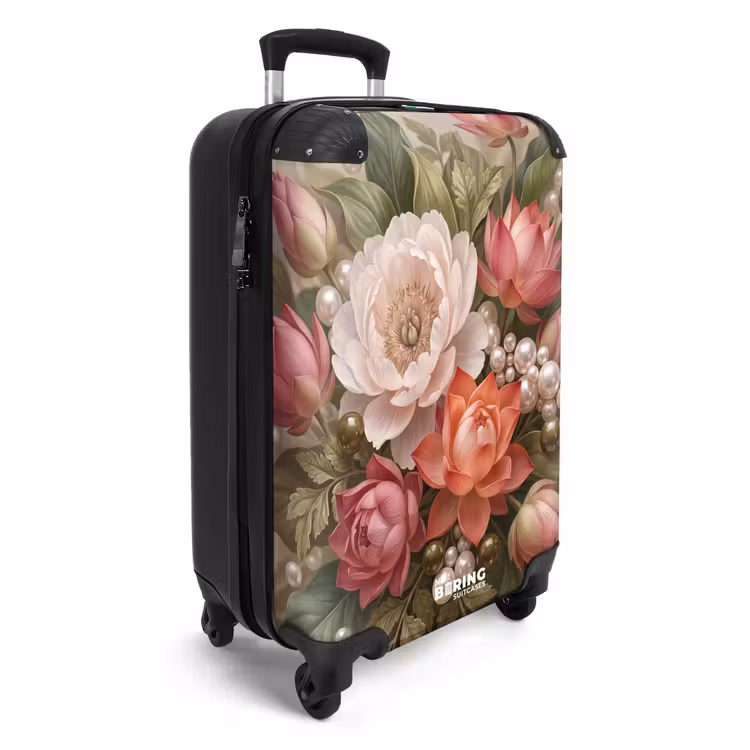 CaseSwap™ - Blumen – Perlen – Elegant – Rosa – Weiß — 2
