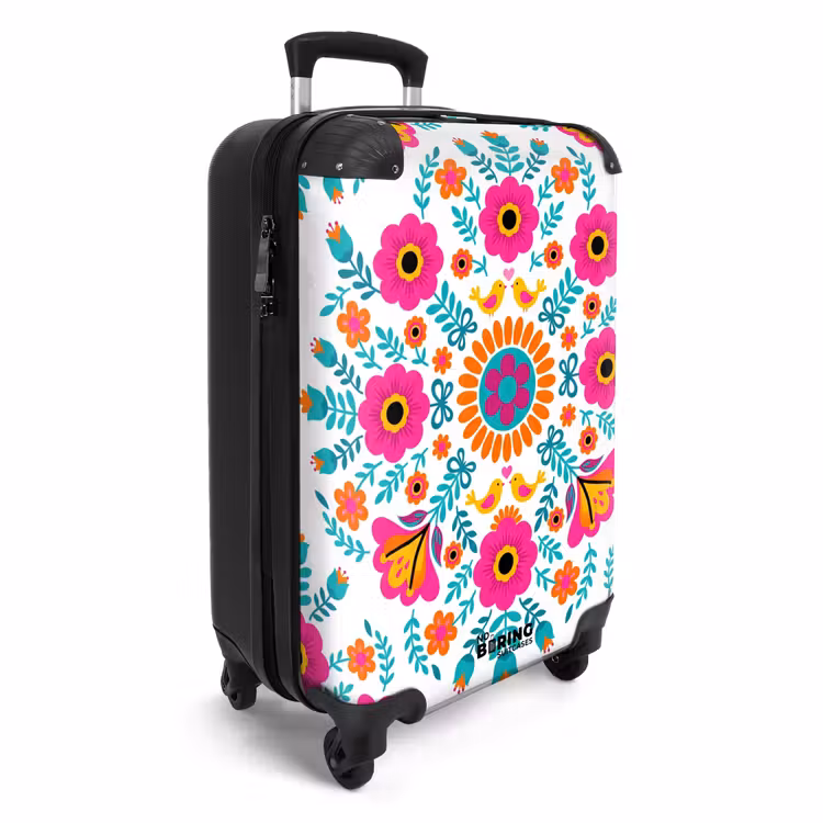 CaseSwap™ - Blumen – Vogel – Muster – Bunt – Modern — 2