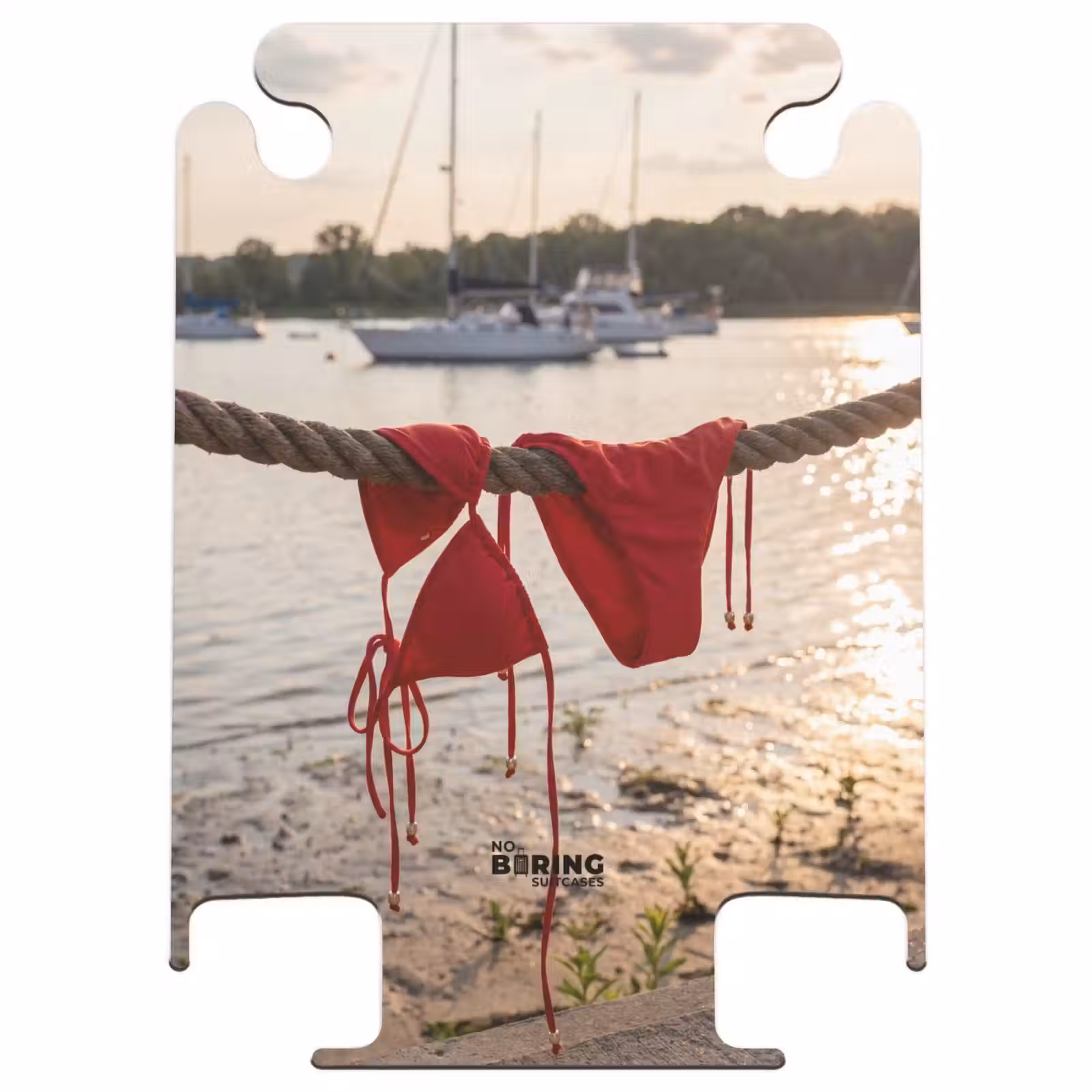 CaseSwap™ - Bademode – Rot – Sommer – Wasser – Sonnenuntergang — 1