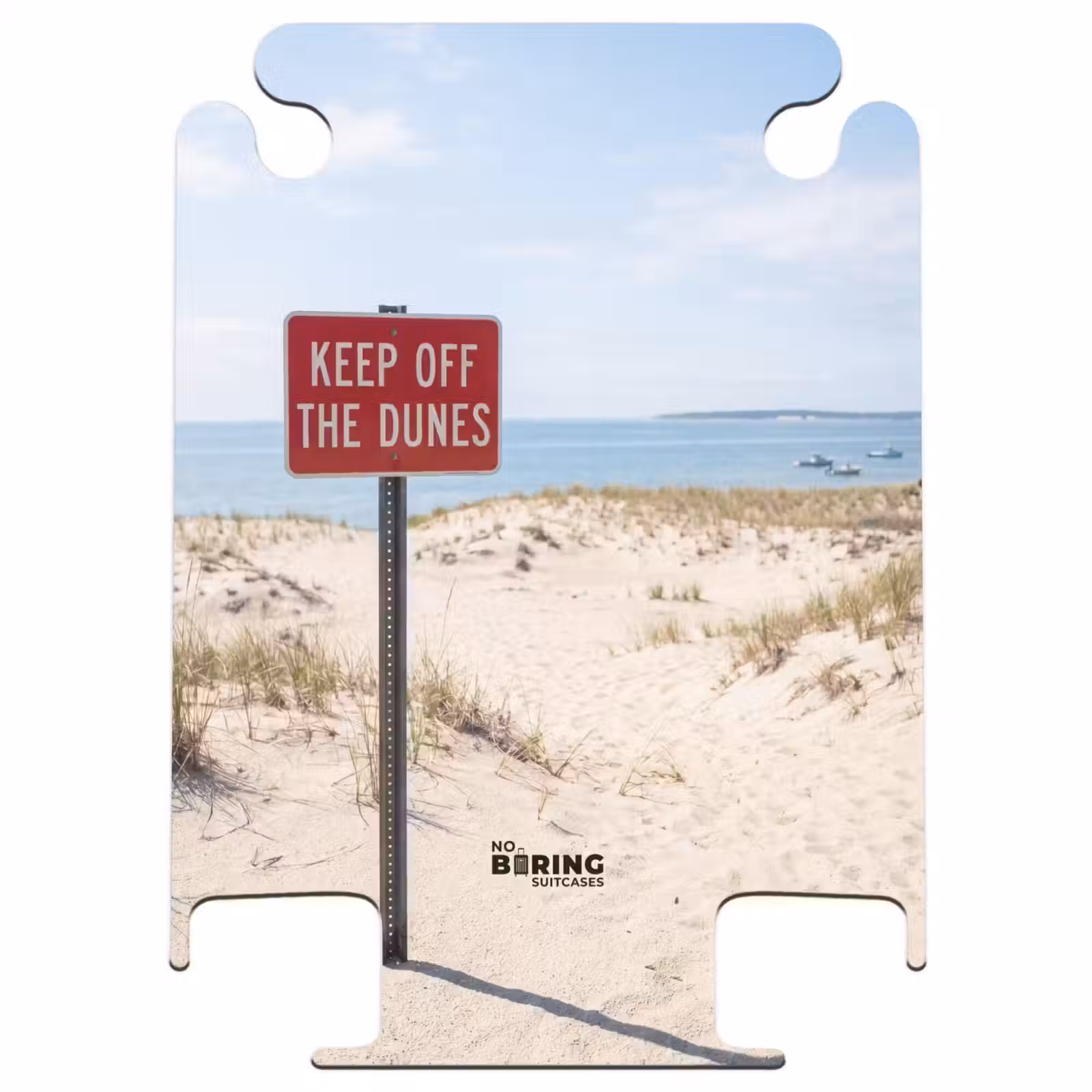 CaseSwap™ - Düne – Schild – Küste – Landschaft – Rot — 1