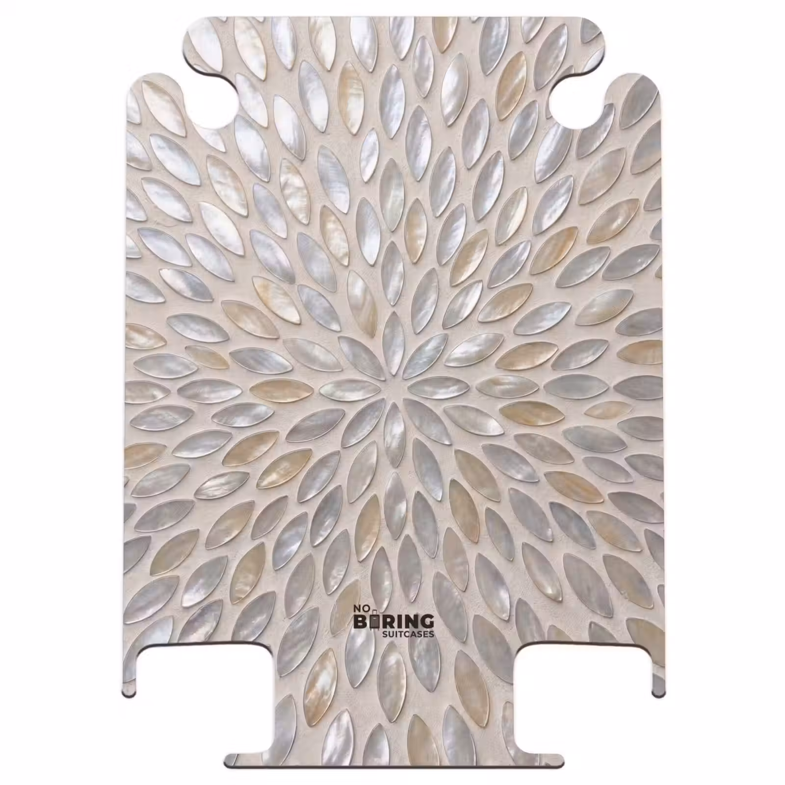 CaseSwap™ - Muster – Oval – Glänzend – Abstrakt – Beige — 1