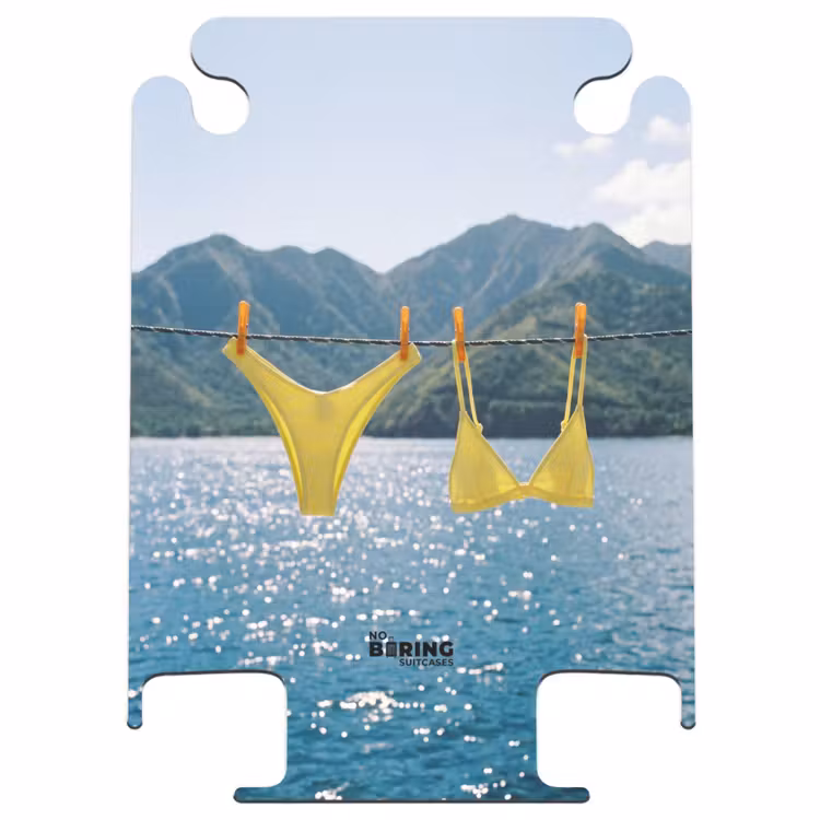CaseSwap™ - Bademode – Bikini – Meer – Berge – Gelb — 1
