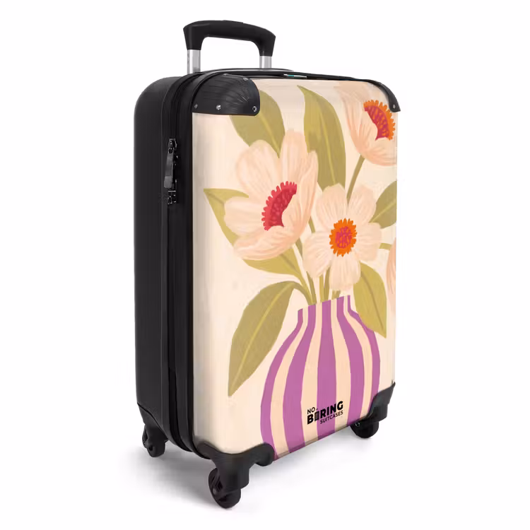 CaseSwap™ - Blumen – Vase – Abstrakt – Lila – Orange — 2