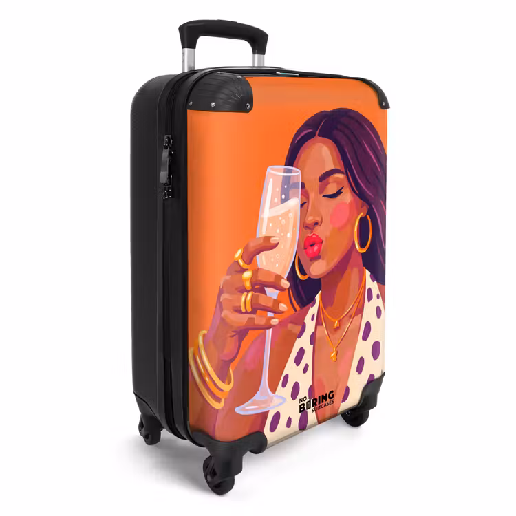 CaseSwap™ - Frau – Champagner – Party – Modern – Orange — 2