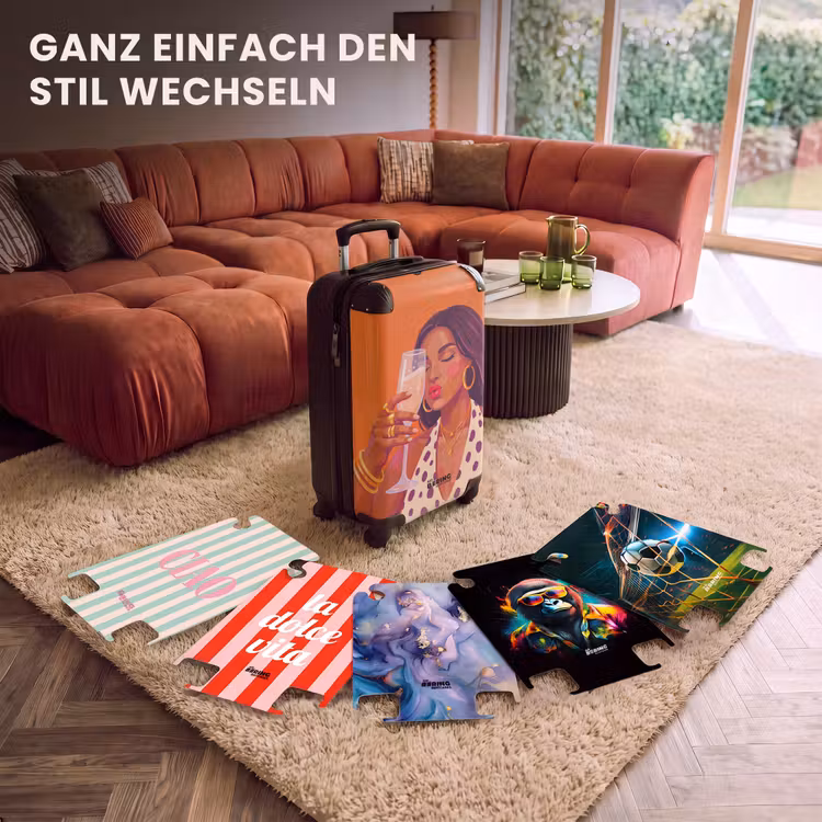 CaseSwap™ - Frau – Champagner – Party – Modern – Orange — 5