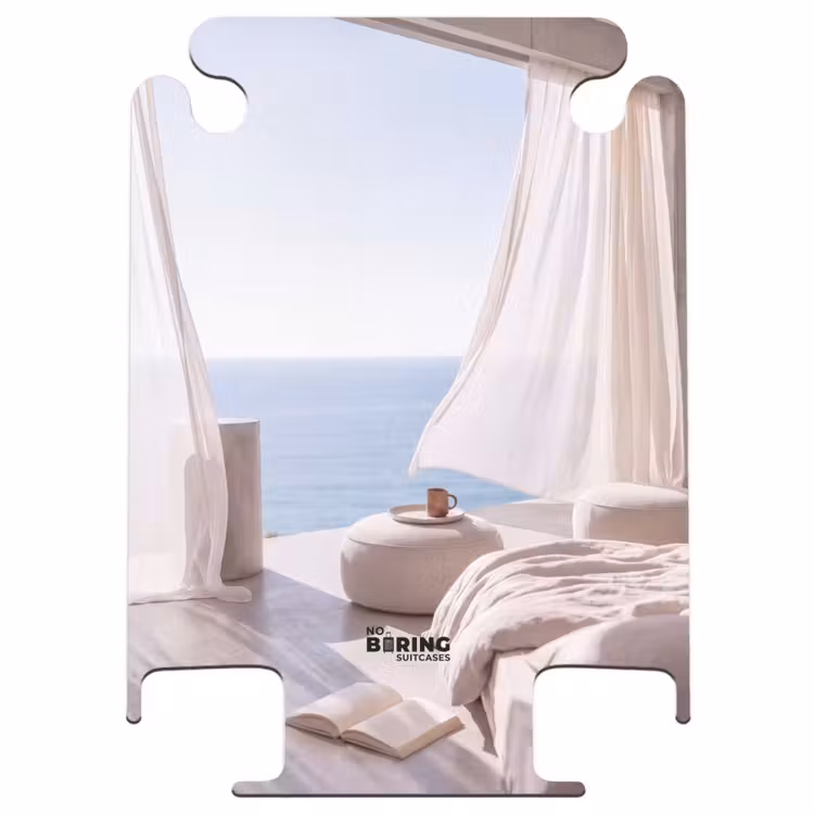 CaseSwap™ - Innenausstattung – Meerblick – Modern – Ruhe – Beige — 1