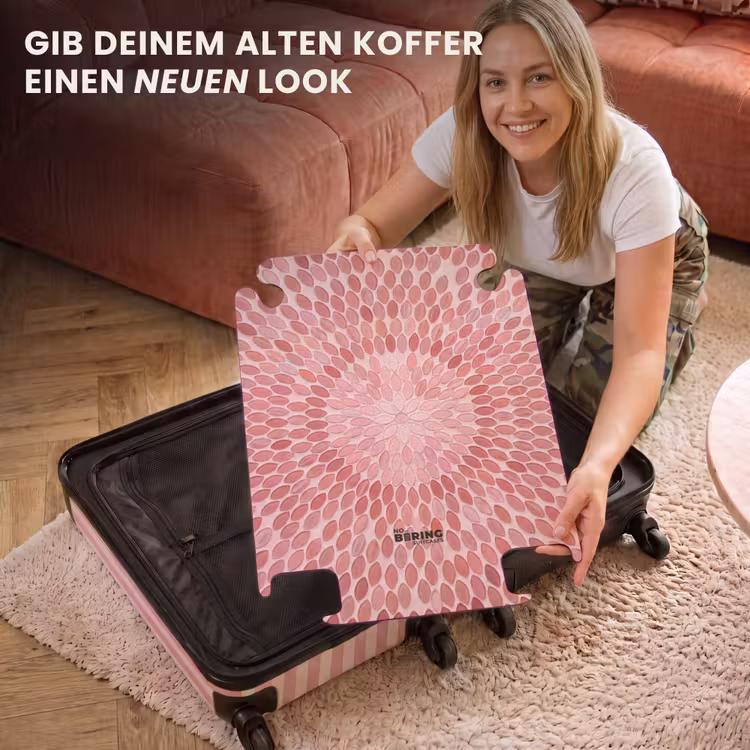 CaseSwap™ - Muster – Mosaik – Oval – Abstrakt – Rosa — 3