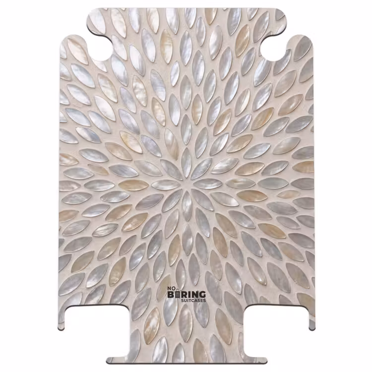 CaseSwap™ - Muster – Oval – Glänzend – Abstrakt – Beige — 1