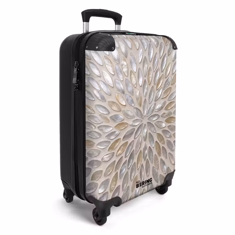 CaseSwap™ - Muster – Oval – Glänzend – Abstrakt – Beige — 2