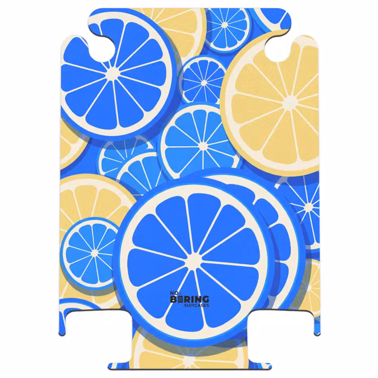 CaseSwap™ - Obst – Scheiben – Muster – Modern – Blau – Gelb — 1
