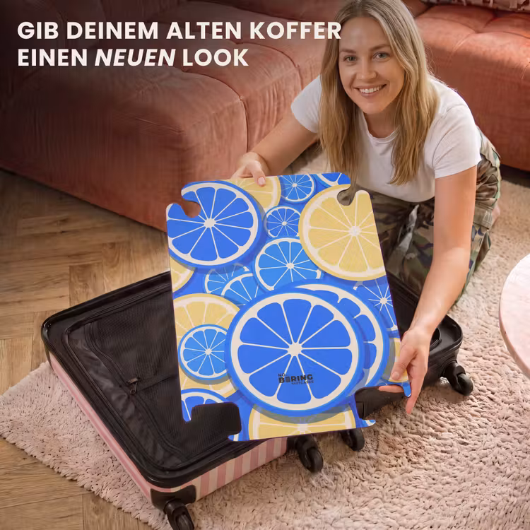 CaseSwap™ - Obst – Scheiben – Muster – Modern – Blau – Gelb — 3