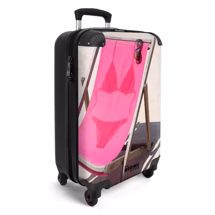 CaseSwap™ - Strand – Liegestuhl – Bademode – Sommer – Rosa — 2