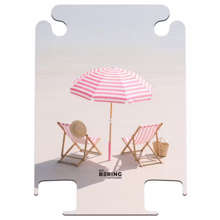CaseSwap™ - Strand – Sonnenschirm – Liegestuhl – Sommer – Rosa — 1