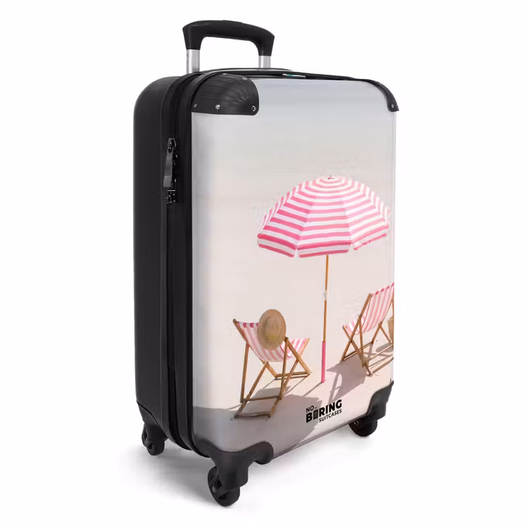 CaseSwap™ - Strand – Sonnenschirm – Liegestuhl – Sommer – Rosa — 2